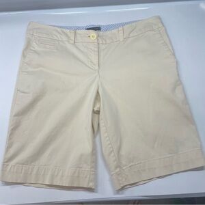 Tommy Hilfiger Women's‎ Light Yellow Shorts Zipper Pockets Size 6